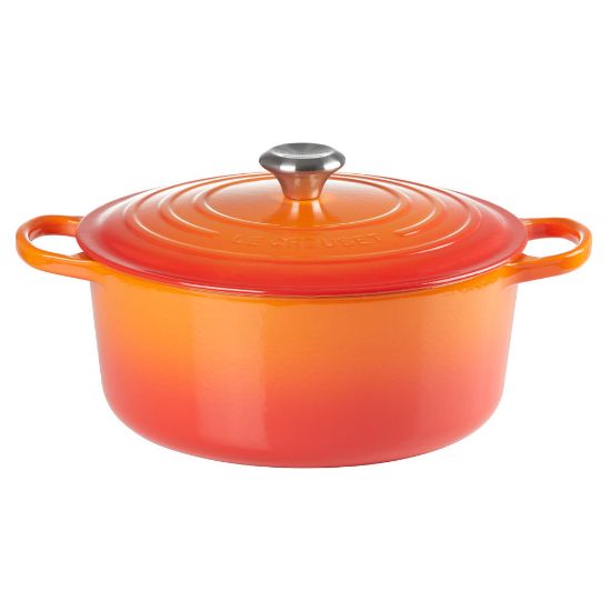 Bild von Bräter "Signature", rund, 20 cm, Ofenrot