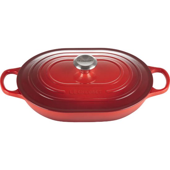 Bild von Oblong Bräter "Signature", 31 cm, Kirschrot