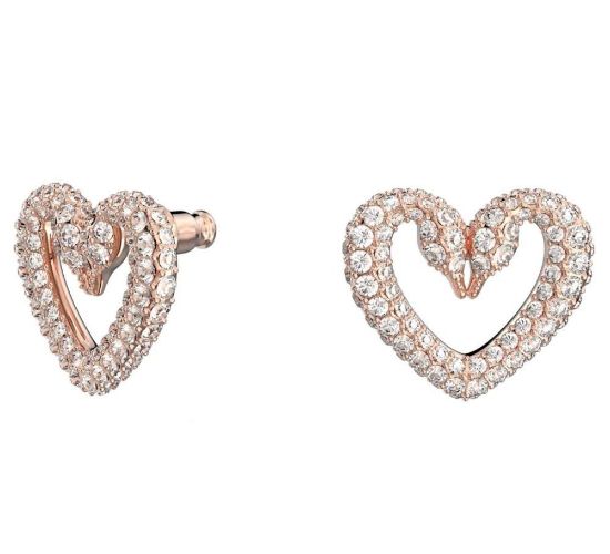 Bild von Ohrstecker "Una", metall/ rosegold