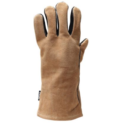 Bild von "Grillhandschuhe", 35 cm x 17 cm , schwarz, Braun