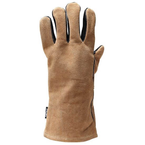 Bild von "Grillhandschuhe", 35 cm x 17 cm , schwarz, Braun