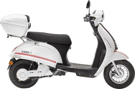 Bild von E-Roller "E3000 45 km/h (Mokick-Klasse)", weiß