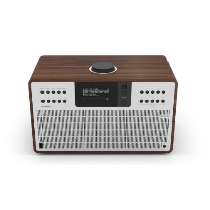 Bild von DAB+ Radio "SuperCD", walnuss-silber