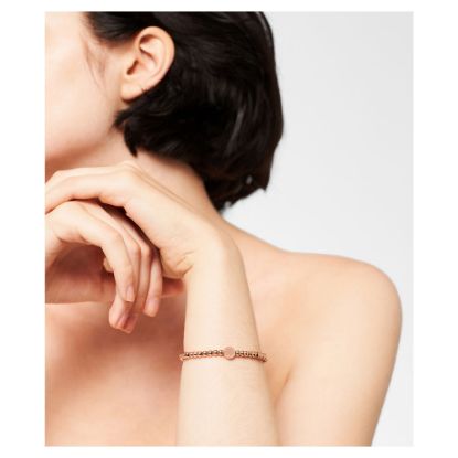 Bild von Armband Edelstahl "LJ-0029-B-17", roségold