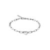 Bild von Edelstahlarmband Herz" LJ-0343-B"-20, silber