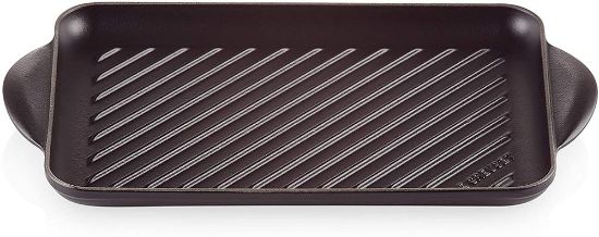 Bild von Grillplatte Rechteckig 32 cm, Schwarz