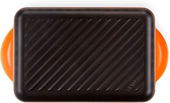 Bild von Grillplatte Rechteckig 32 cm, Ofenrot