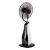 Bild von Standventilator mit Sprühfunktion, Schwarz-Weiß