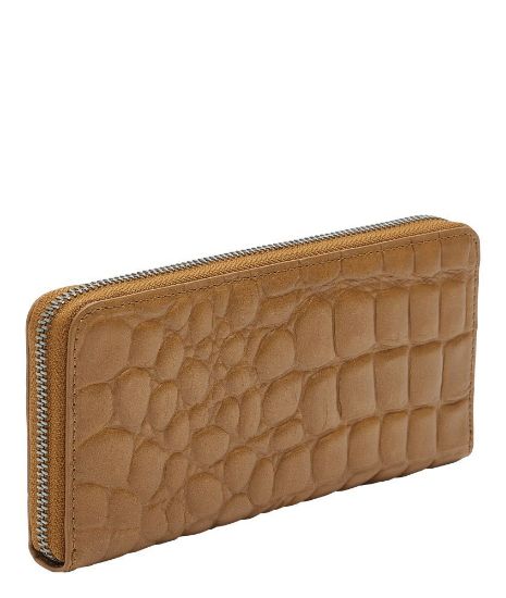 Bild von Geldbörse "Kroko Gigi", golden amber