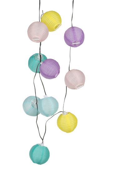 Bild von Solar Lampion Kette, 240 cm