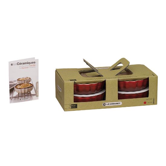 Bild von Tarteform "4er Set", kirschrot