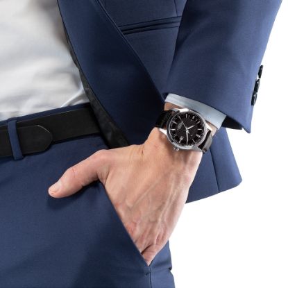 Bild von Funkuhr "Super Titanium", 43 mm, schwarz-schwarz