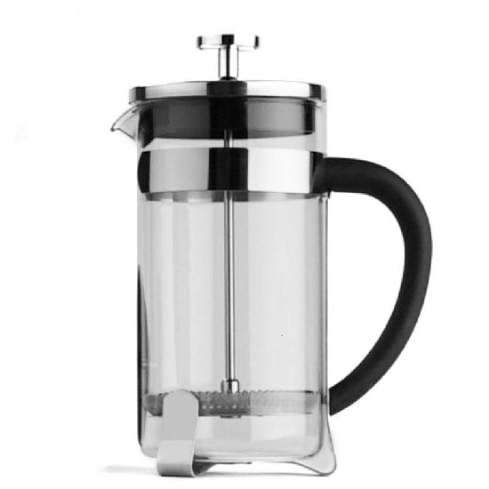 Bild von Kaffeebereiter French Press Set, Glas/Edelstahl, 4 tlg., 1000 ml