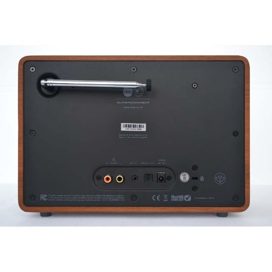 Bild von DAB+ Radio "SuperConnect", walnuss-schwarz