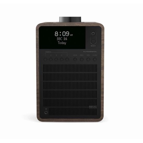 Bild von DAB+ Radio "SuperSignal", walnuss-schwarz