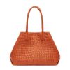 Bild von Shopper "CHELSEA Croco", dark mandarine