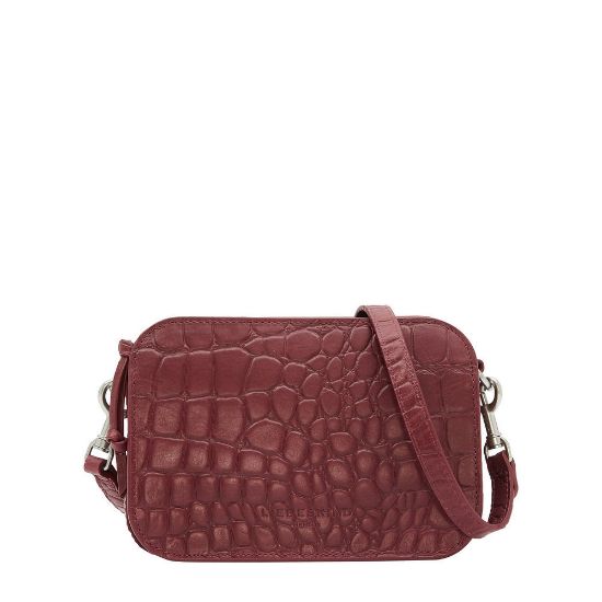 Bild von Umhängetasche "LUKA Croco", peony