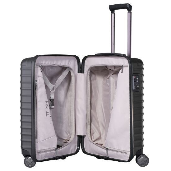 Bild von 4-Rollen-Bordtrolley "Litron Matt", S, Schwarz