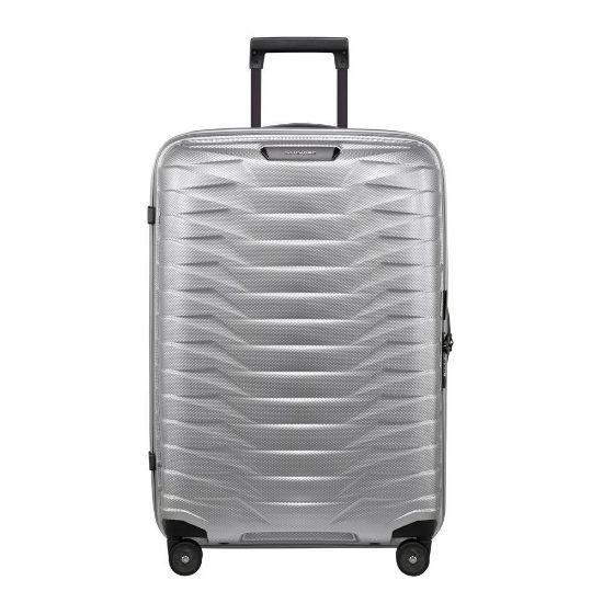 Bild von 4-Rollen-Trolley "Proxis Spinne", 68 cm, silber