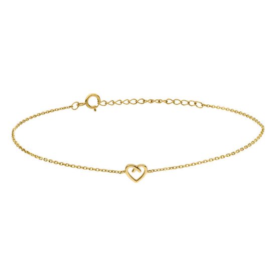 Bild von Armband "Eprise", Herzmotiv, 375 gold