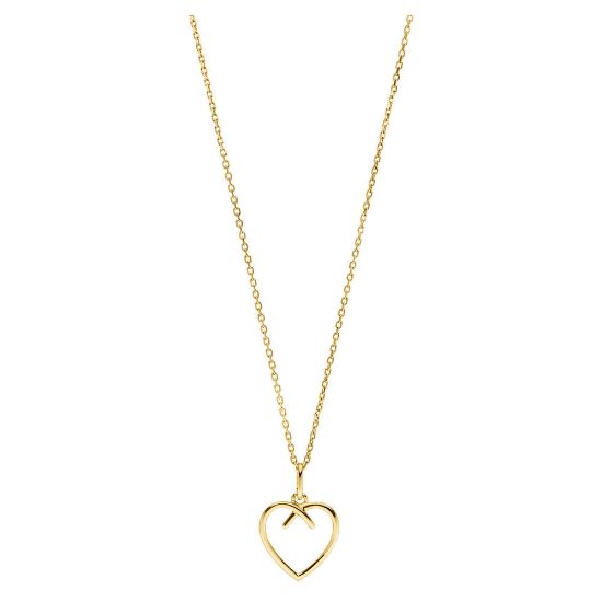 Bild von Collier "Eprise", Herzmotiv, 375 gold