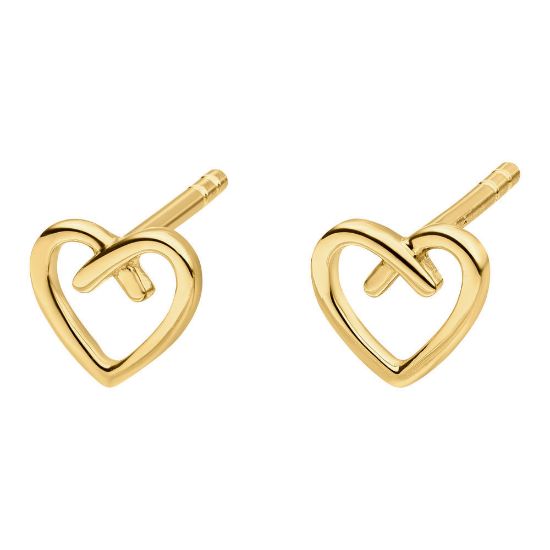 Bild von Ohrring "Eprise", Herzmotiv, 375 gold