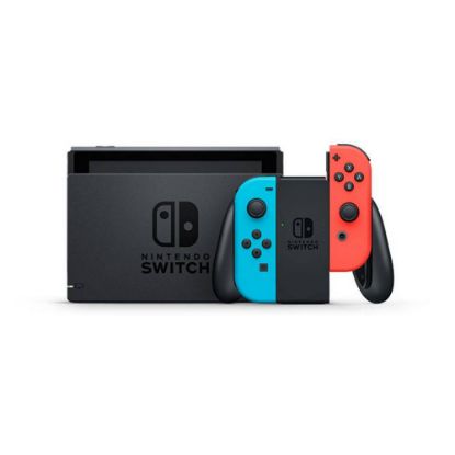 Bild von "Switch OLED" Konsole, neonrot