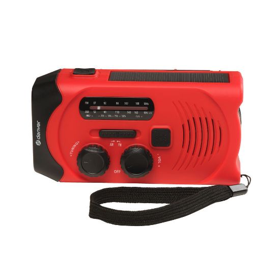 Bild von Notfallradio mit Solar und Kurbelbetrieb