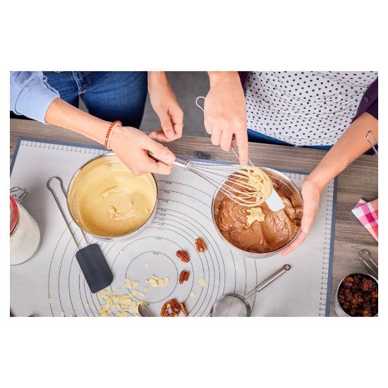 Bild von Teigschaber Silikon, Länge 26,5cm, schwarz