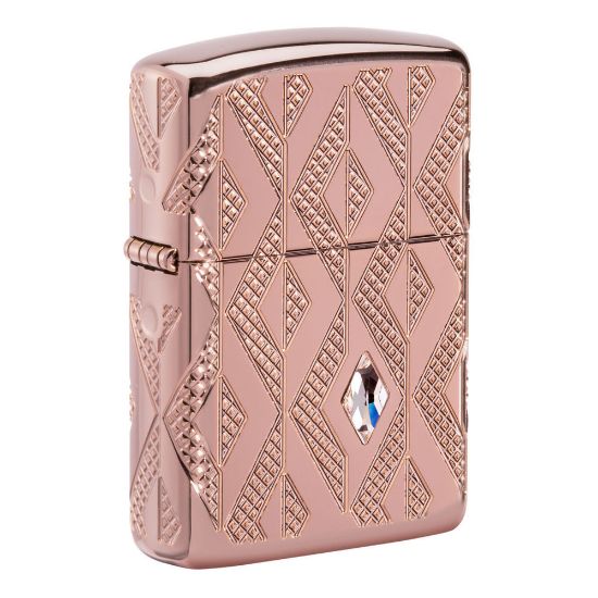 Bild von Feuerzeug "Geometric Diamond Pattern Design"