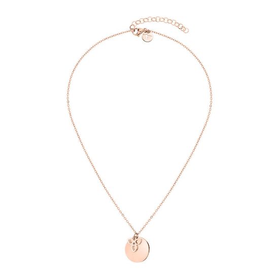 Bild von Halskette "TJ-0021-N-45", 45 cm, IP Roségold