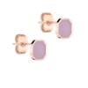 Bild von Ohrstecker "LJ-1308-E-07" aus Edelstahl, IP Roségold, lavendel