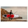 Bild von Stand Paddle Board Komplettset, 305x71cm, rot/weiß