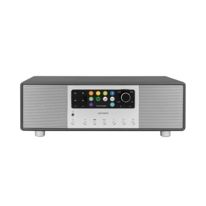 Bild von "PRIMUS" 2-Wege All-In-One Musiksystem mit Internetradio, integriertem Subwoofer, DAB+ und BT, Graphit matt