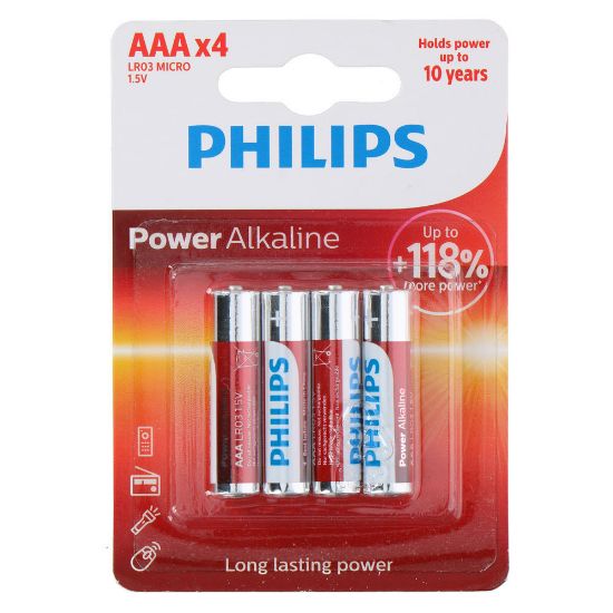 Bild von Batterie "Powerlife LR03/AAA", 4 Stück