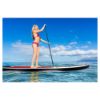 Bild von Stand Paddle Board Komplettset, 305x71cm, rot/weiß