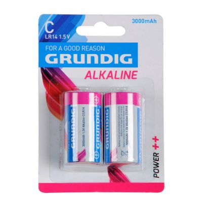 Bild von Batterie Alkaline "C/LR14", 1,5V/3000 mAh, 2 Stück