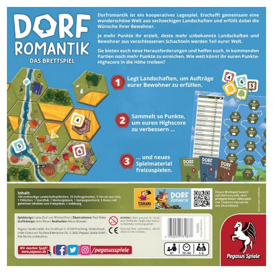 Bild von Dorfromantik Das Brettspiel, Spiel des Jahres 2023