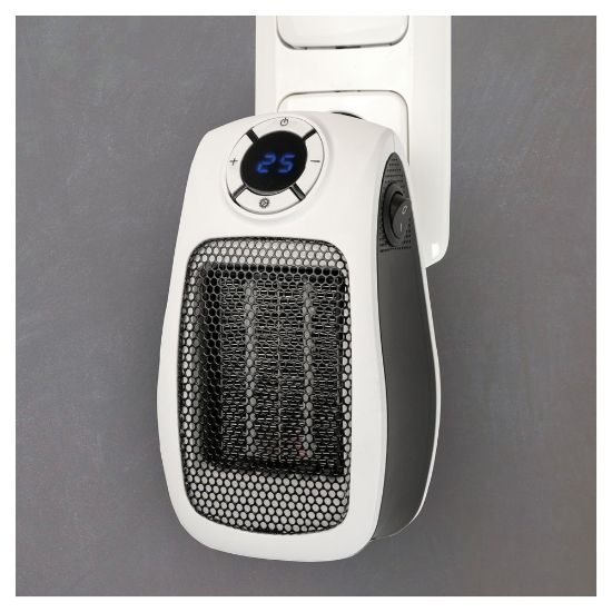 Bild von Steckdosen-Heizlüfter "60010", weiß/schwarz