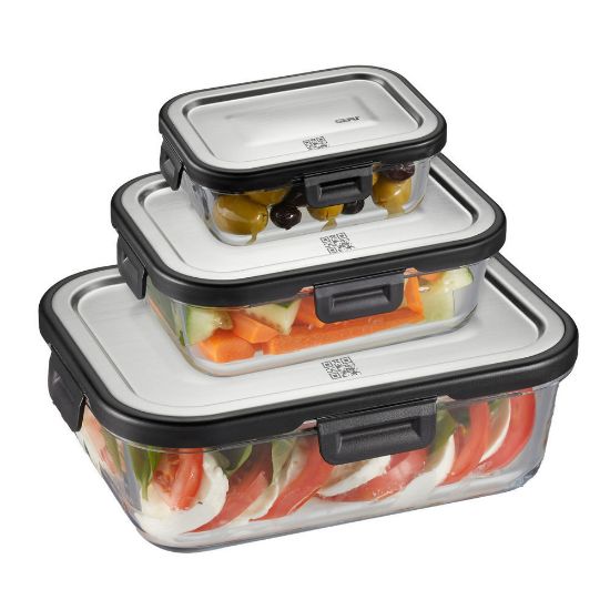 Bild von Frischhaltedosen-Set "Milo", 3-tlg.