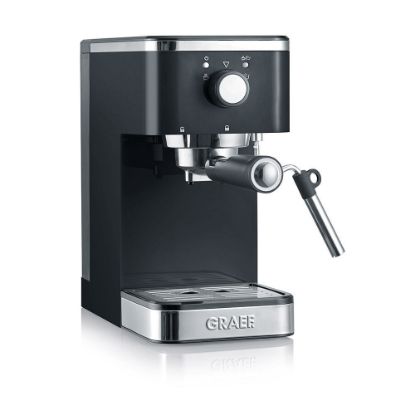 Bild von Espresso Siebträgermaschine "Salita ES402" + Milchaufschäumer "MS702" im Set, Schwarz