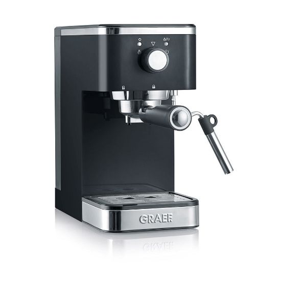 Bild von Espresso Siebträgermaschine "Salita ES402" + Milchaufschäumer "MS702" im Set, Schwarz