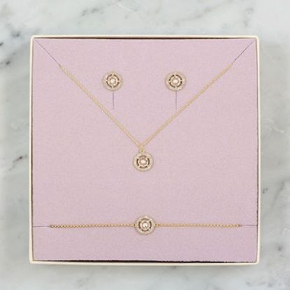 Bild von Schmuck-Set, Miss Miranda, 3-tlg. gold