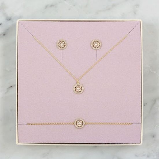 Bild von Schmuck-Set, Miss Miranda, 3-tlg. gold