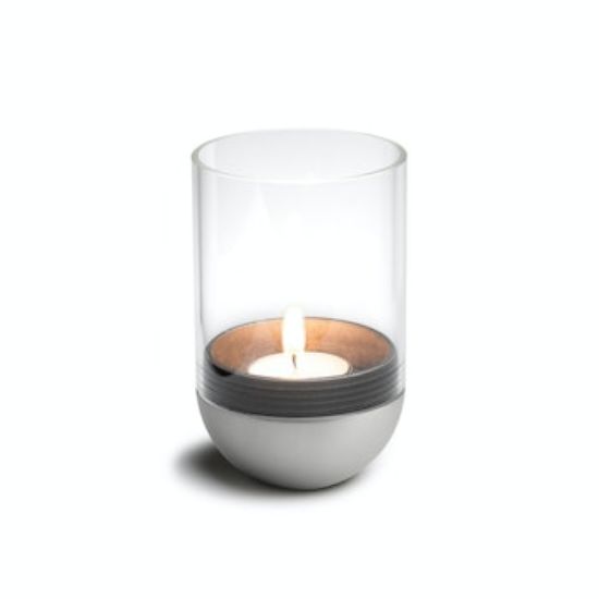 Bild von Windlicht GRAVITY CANDLE, silber