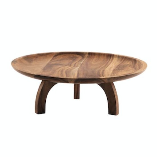 Bild von Holzplatte Artesano Original auf Fuß