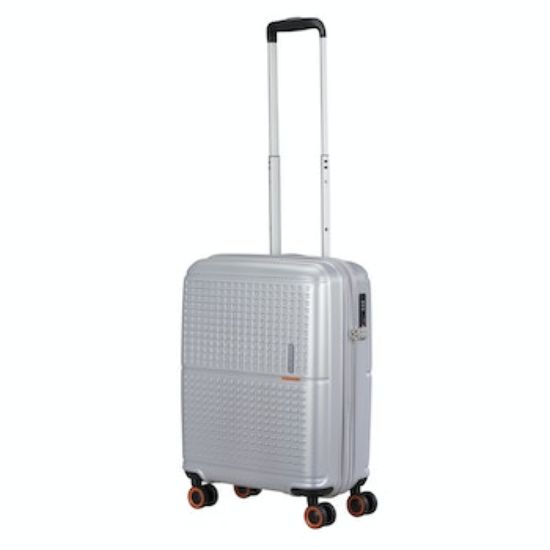Bild von Trolley 4-Rollen GEOPOP 55 cm, silber